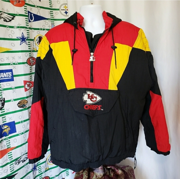 Kansas City Chiefs Starter Jacket NFL Pro Line L - Picture 9 of 9